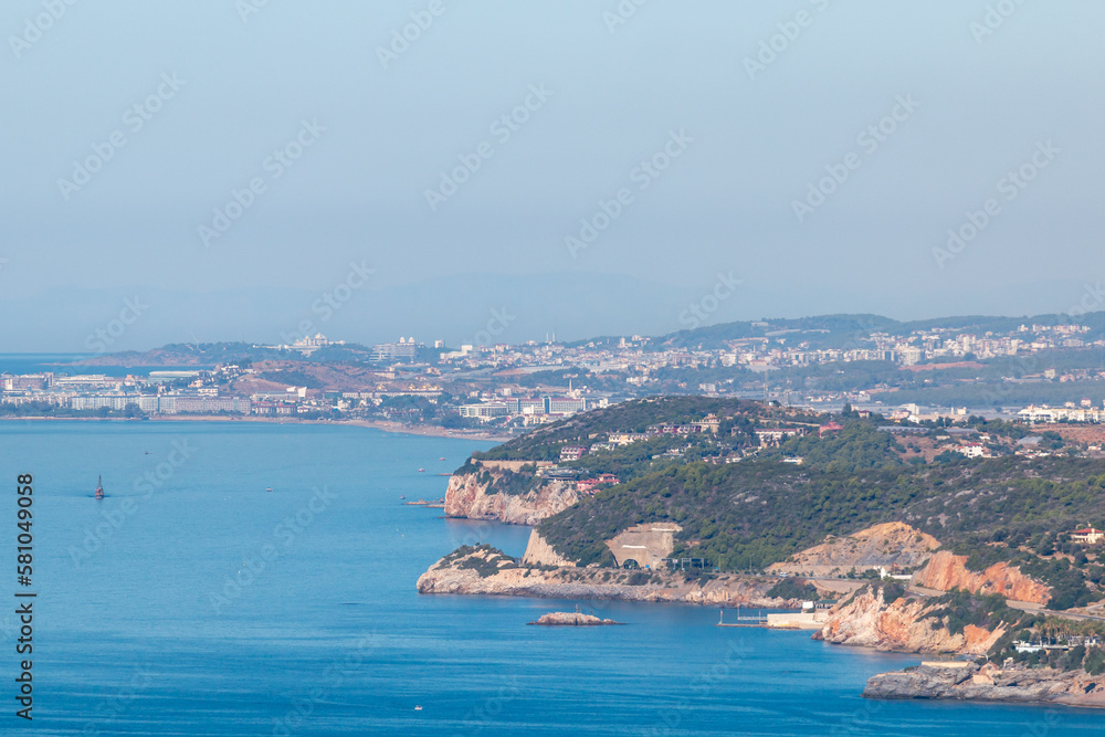Panoramic view of the surroundings of Alanya