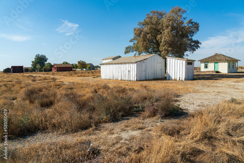 White Shed and House at Colonel Allensworth State Historic Park