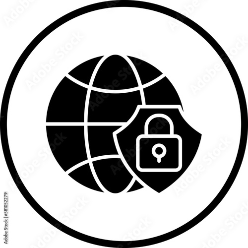 Vector Design Global Security Icon Style