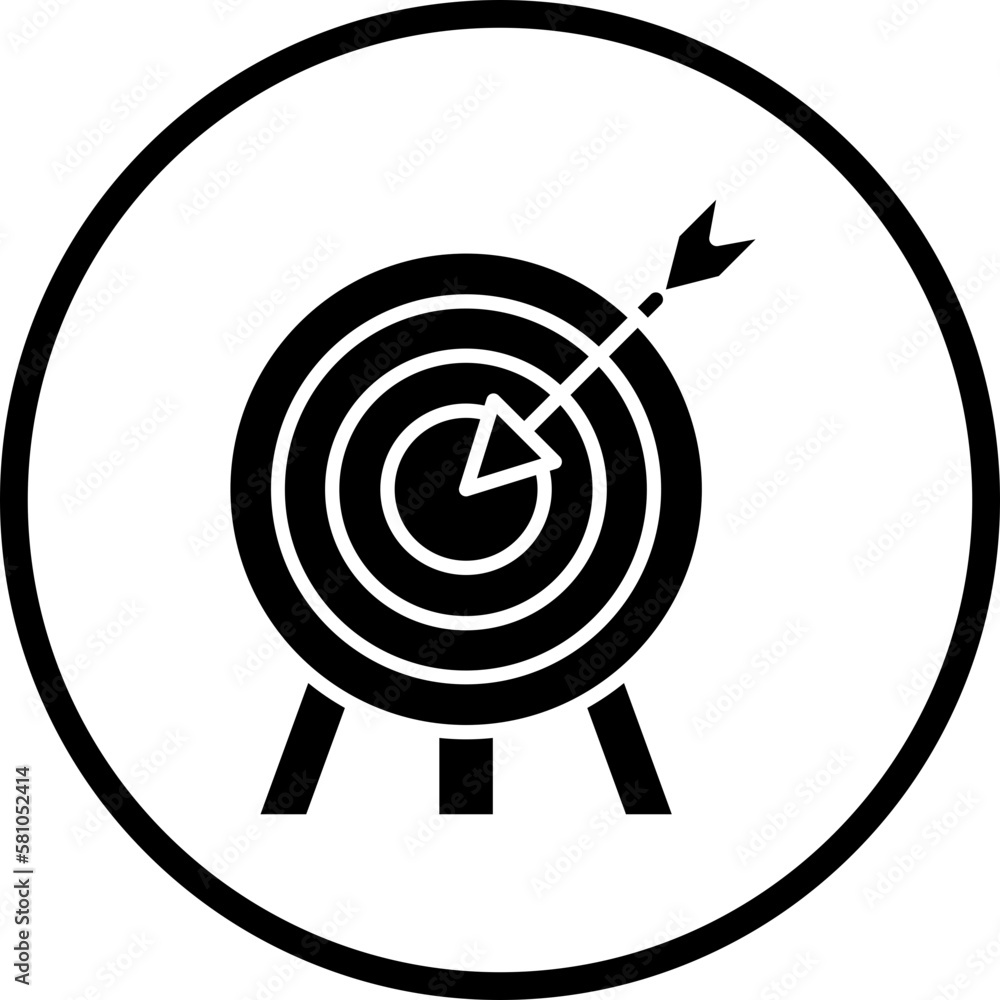 Vector Design Target Icon Style Vector Design Target Icon Style