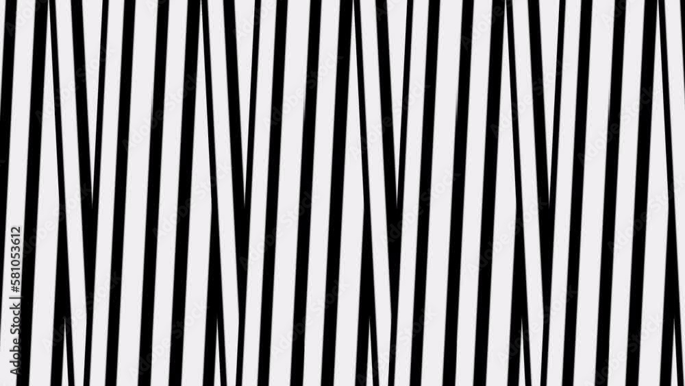Abstract background with black and white stripes.Seamless loop video. Abstract background with black and white stripes.Seamless loop video.