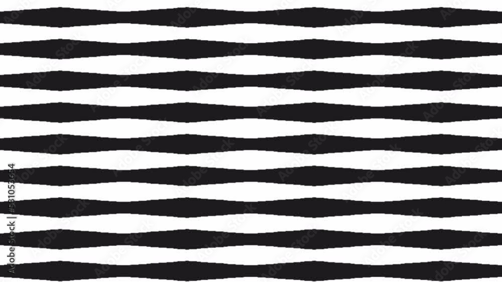Abstract background with black and white stripes.Seamless loop video. Abstract background with black and white stripes.Seamless loop video.