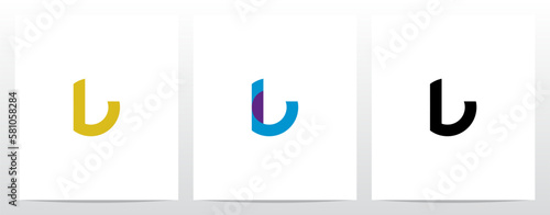 Circle Geometric Letter Logo Design L