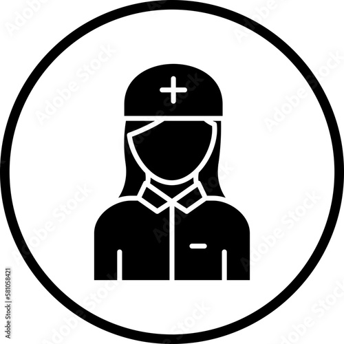 Vector Design Nurse Icon Style