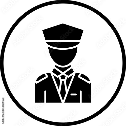 Vector Design Security Guard Icon Style