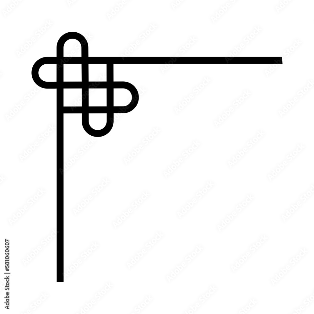 Obraz premium Corner Border Frame