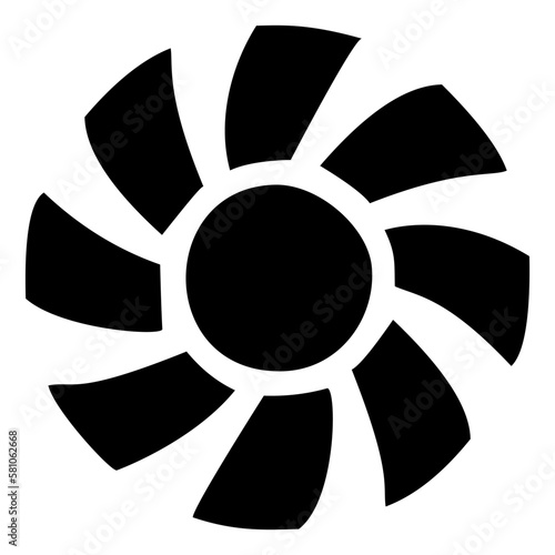 Obraz na płótnie Sun icon clipart. Vector illustration flat design. w salonie