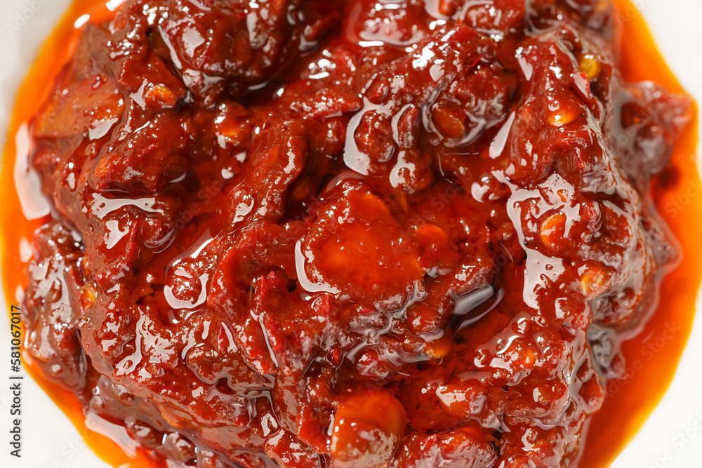 Fresh bean paste on a simple background Fresh bean paste on a simple background