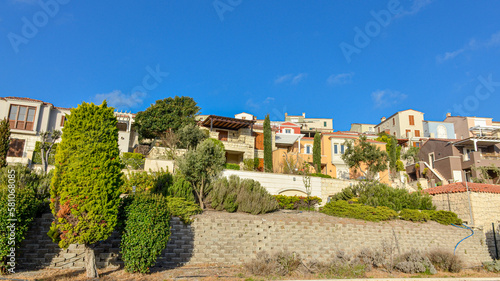 residential houses, villas and hotels in Port Alacati Marina (Cesme, Izmir province, Turkey)