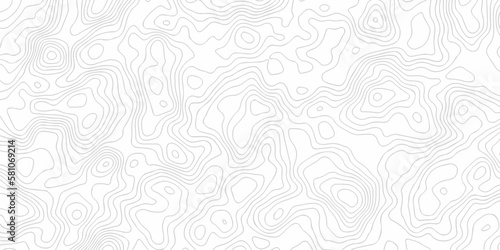 Topographic map. Geographic mountain relief. Abstract lines background. Contour maps. Vector illustration, Topo contour map on white background, Topographic contour lines vector map seamless pattern. © MdLothfor