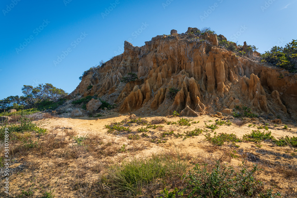 Fototapeta premium Badland Cliffs at Fort Ord National Monument