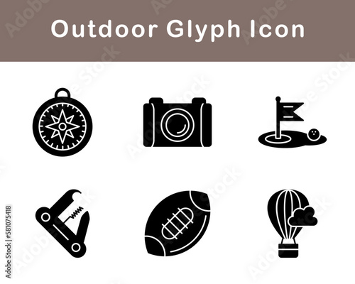 Outdoor Vector Icon Set