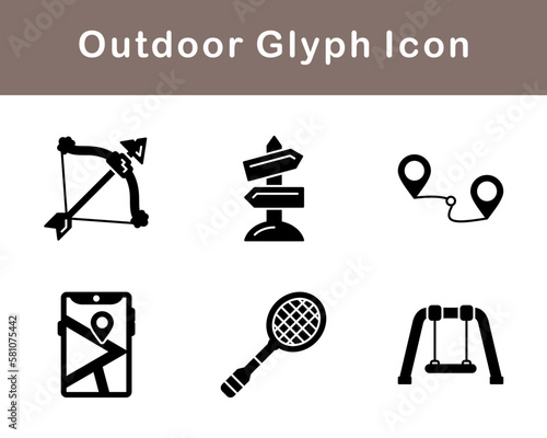 Outdoor Vector Icon Set