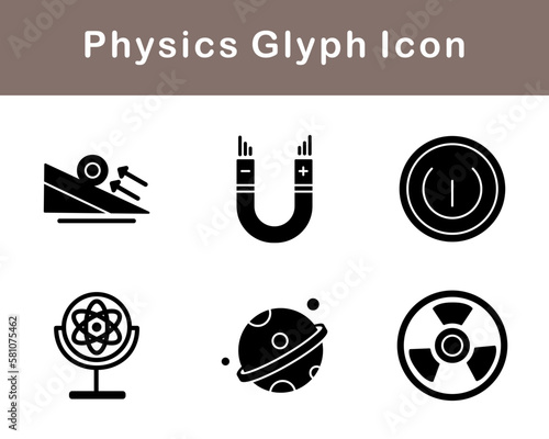 Physics Vector Icon Set