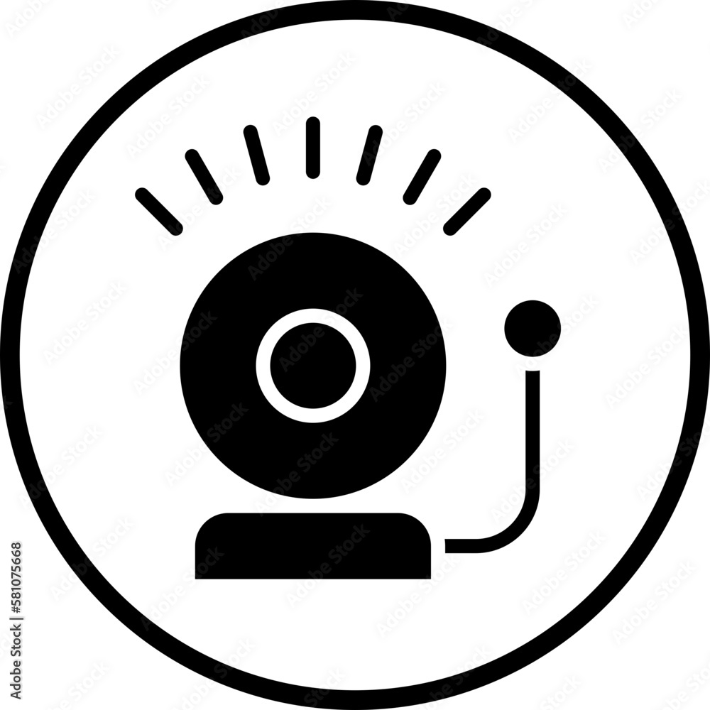 Vector Design Fire Alarm Icon Style Vector Design Fire Alarm Icon Style