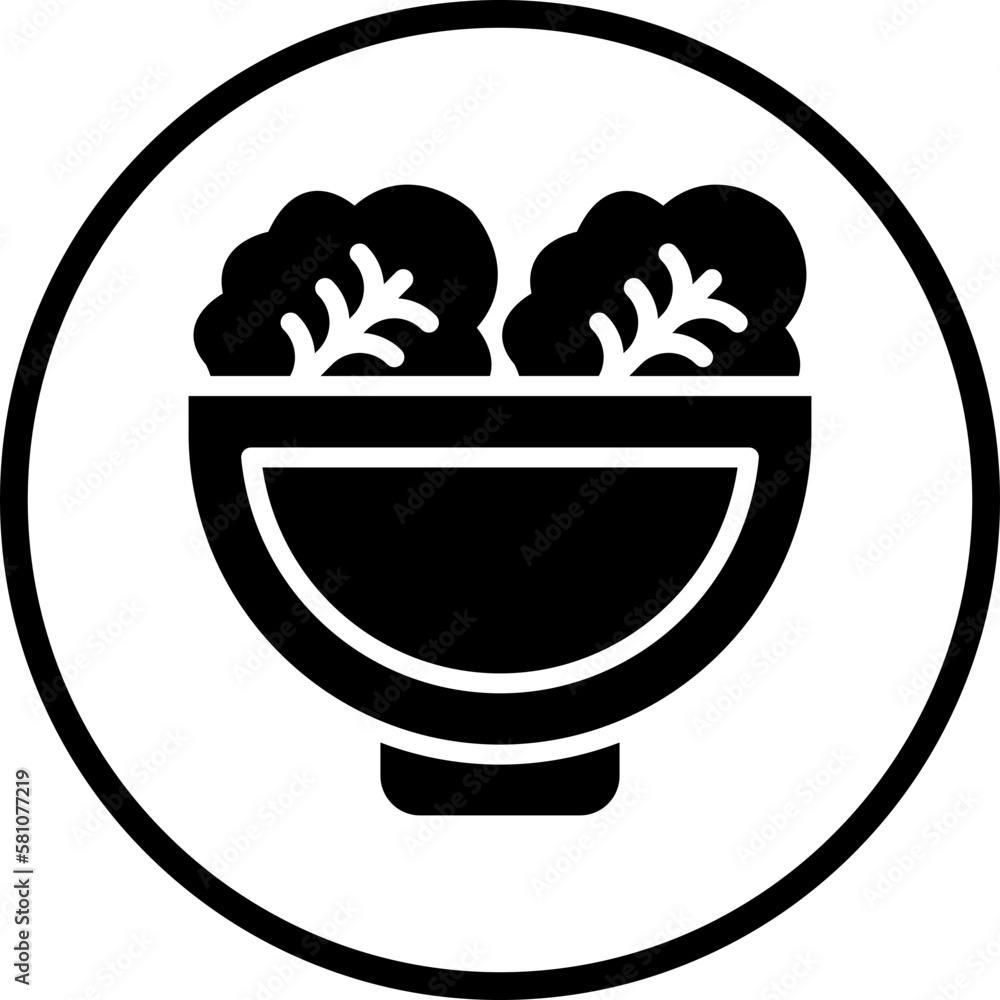 Vector Design Salad Icon Style Vector Design Salad Icon Style