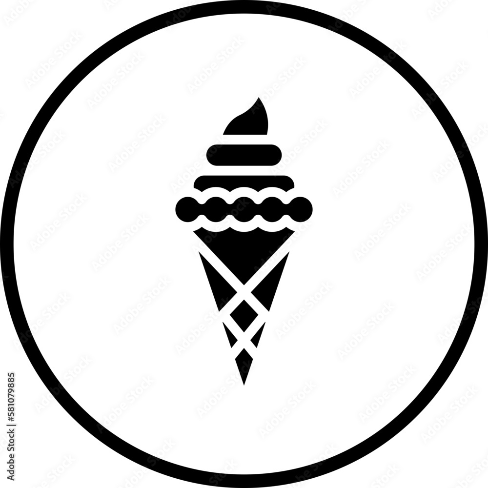 Vector Design Ice Cream Icon Style Vector Design Ice Cream Icon Style