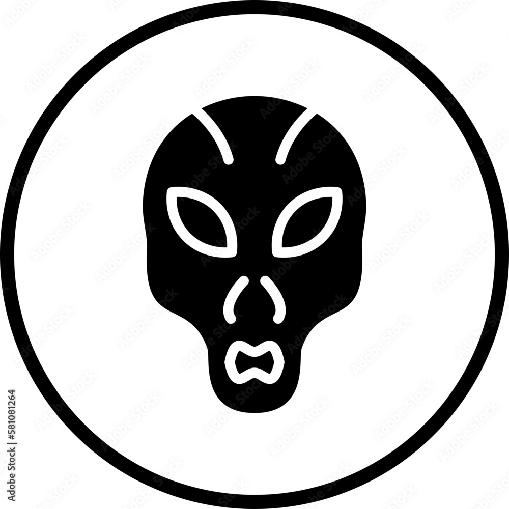 Fototapeta premium Vector Design Extraterrestrial Icon Style