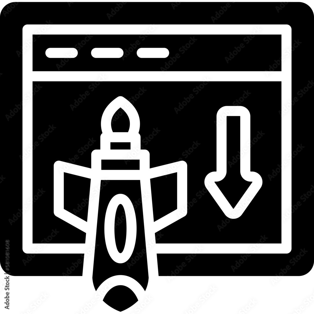 Vector Design Landing Page Icon Style Vector Design Landing Page Icon Style