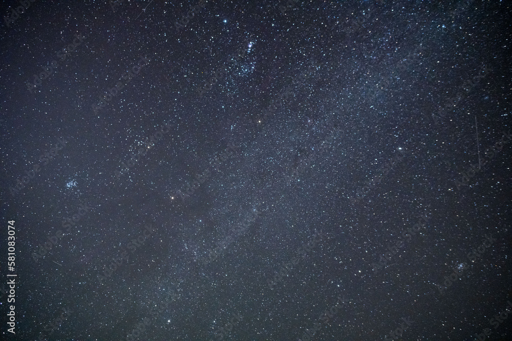 Night starry sky with milky way on the Ascension island Night starry sky with milky way on the Ascension island