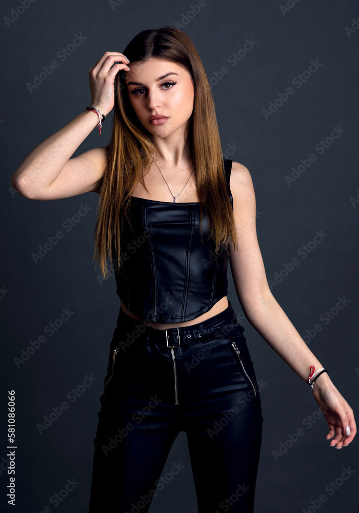 woman wearing dark clothes in the studio boss baby vibe woman wearing dark clothes in the studio boss baby vibe