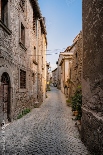Narrow street in the old town