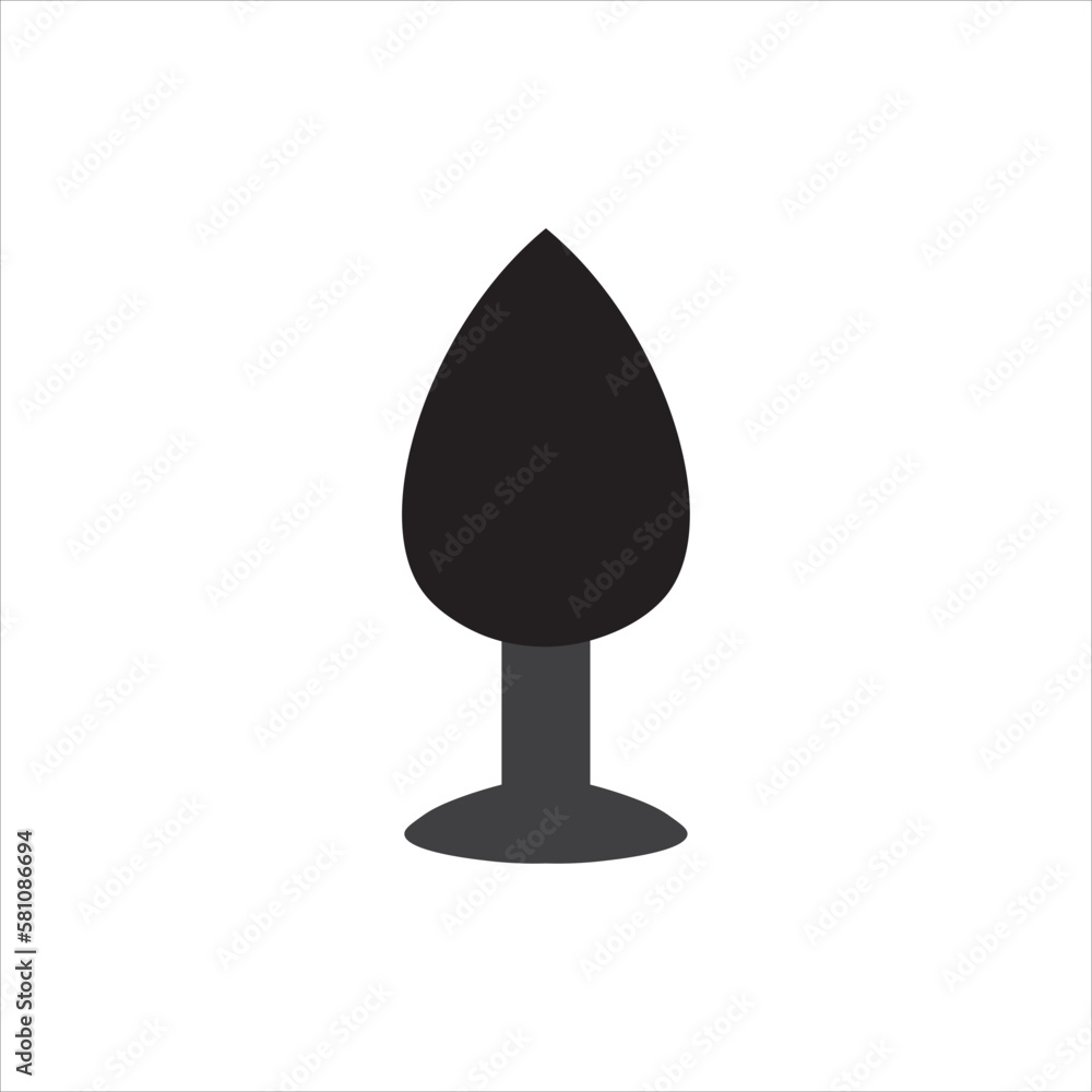 butt plug icon, vector, illustration, symbol butt plug icon, vector, illustration, symbol