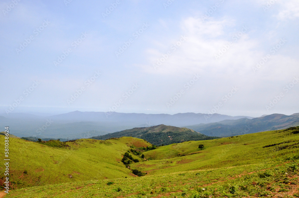 Mullayangiri range of mountains in Chikmagalur, India Mullayangiri range of mountains in Chikmagalur, India