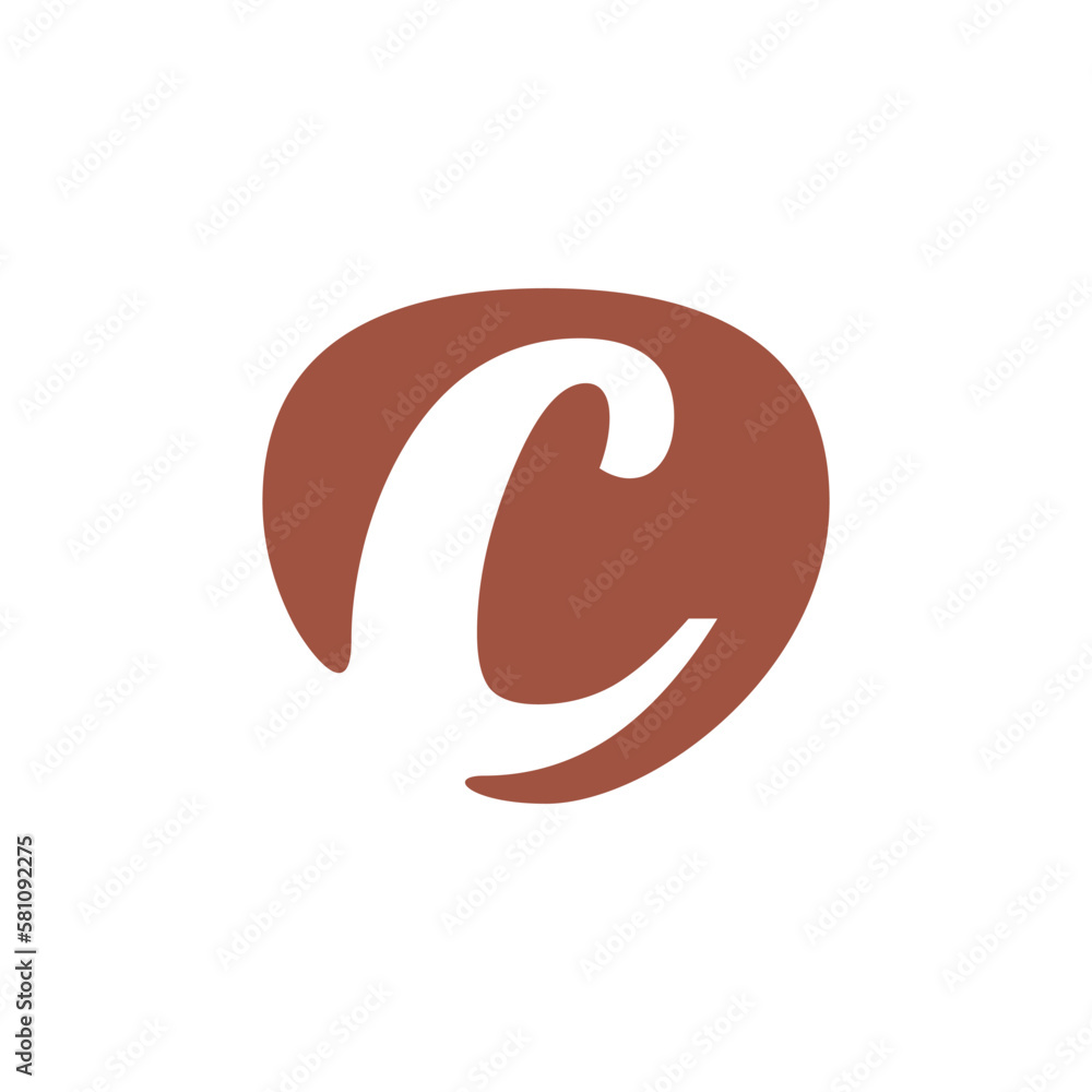 Elegant Line Letter C in shape logo. Initial C Abstract Icon. C Lettering Logo. Modern, Elegant, Luxury Elegant Line Letter C in shape logo. Initial C Abstract Icon. C Lettering Logo. Modern, Elegant, Luxury