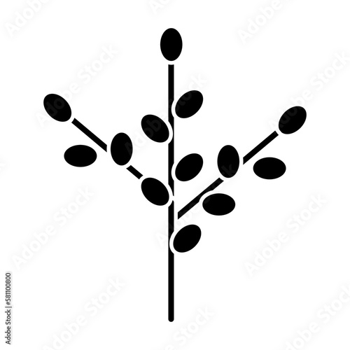 Spring icon vector. Easter illustration sign. Spring symbol or logo.