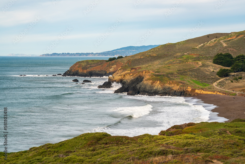 Marin Headlands on a Cloudy Summer Daydfs