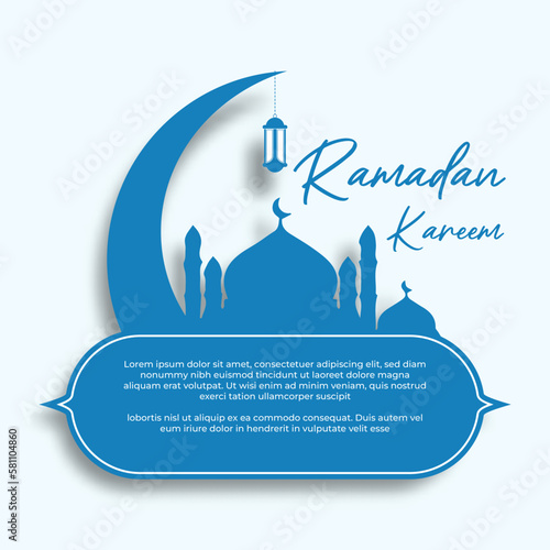 Greeting card ornaments for Islamic holidays