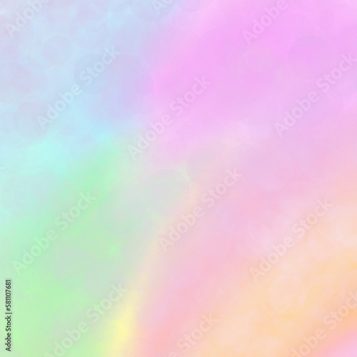 Abstract blurred gradient background with bright pastel multicolored. For design ideas, wallpapers, web, cards, presentations and prints. sweet background for decoration.