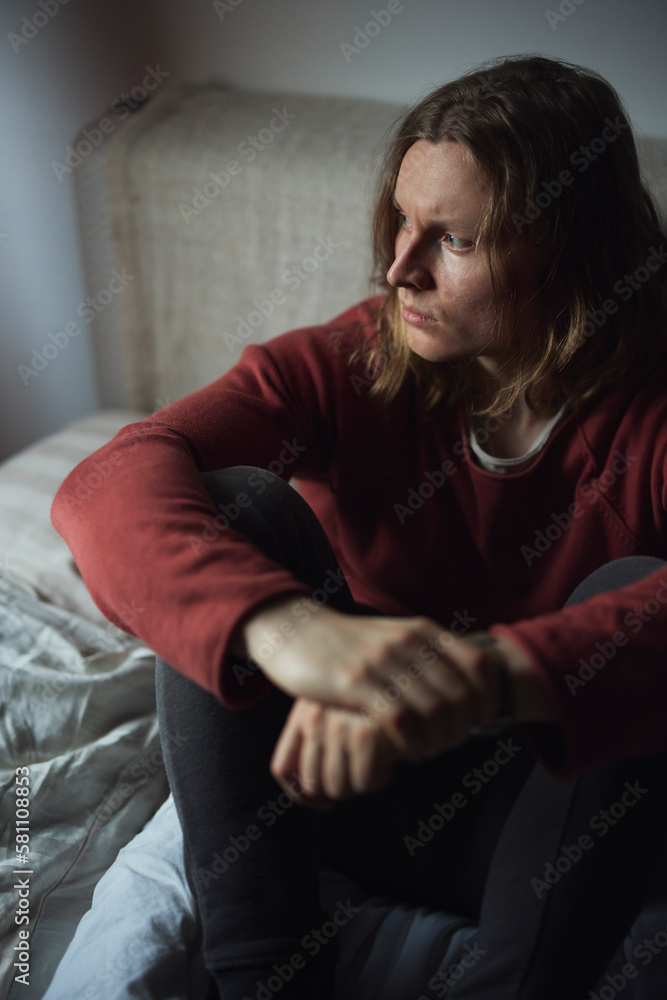 Thoughtful man looking away Thoughtful man looking away