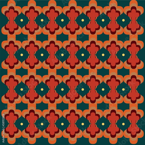 From the 70s. vintage color background vectors