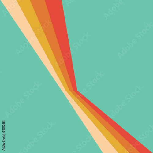From the 70s. vintage color background vectors