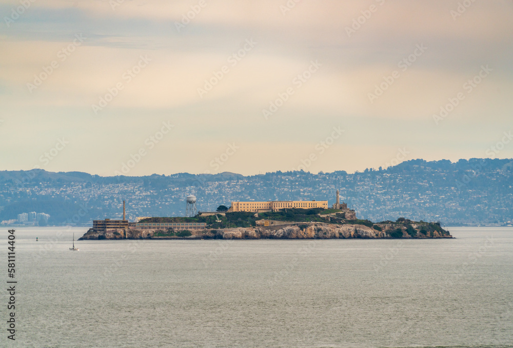 Alcatraz Island View from The Bay