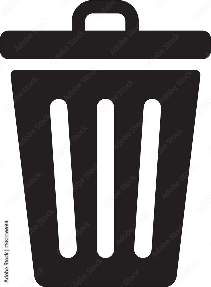 Trash icon .recycle and trash sign symbol icon.