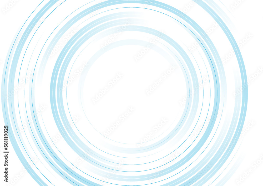 Blue minimal circular lines and stripes abstract tech background. Vector futuristic geometric design Blue minimal circular lines and stripes abstract tech background. Vector futuristic geometric design