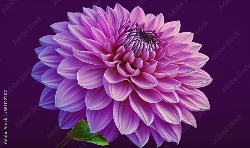 a purple flower with a green stem on a purple background with a green stem in the center of the flower and a green stem in the center of the flower. generative ai a purple flower with a green stem on a purple background with a green stem in the center of the flower and a green stem in the center of the flower. generative ai
