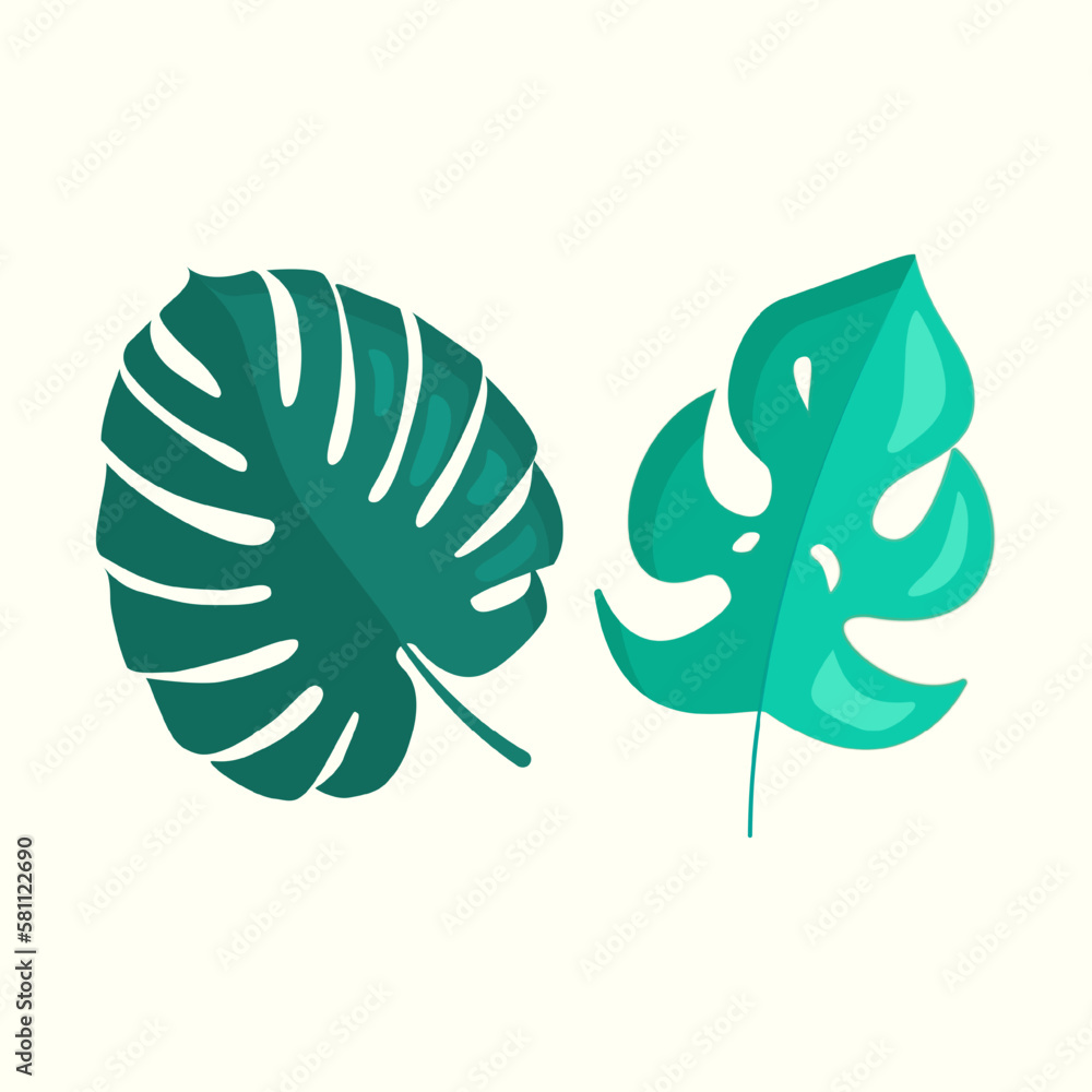 Tropical Leaves. Monstera. Vector illustration Tropical Leaves. Monstera. Vector illustration