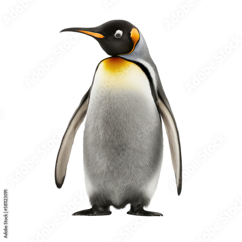 penguin isolated on white background © purich