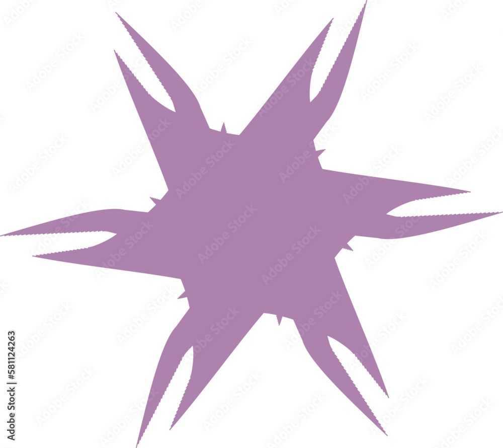 Obraz premium Abstract shape geometric element, vector illustration.