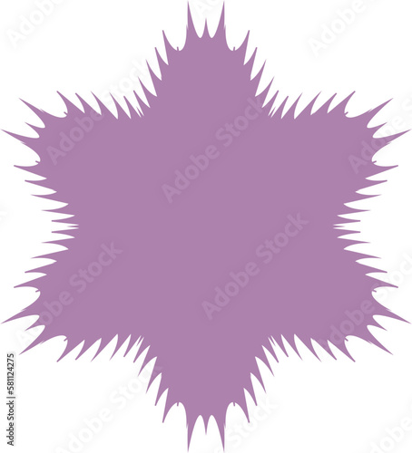 Abstract shape geometric element, vector illustration.