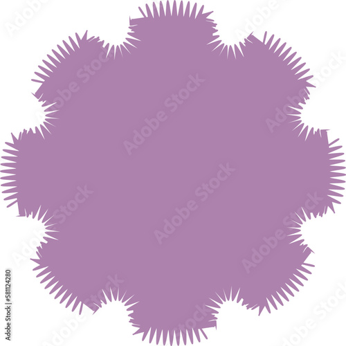 Abstract shape geometric element, vector illustration.