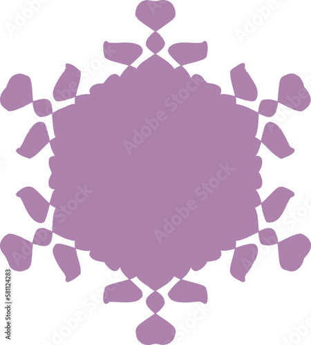 Abstract shape geometric element, vector illustration.