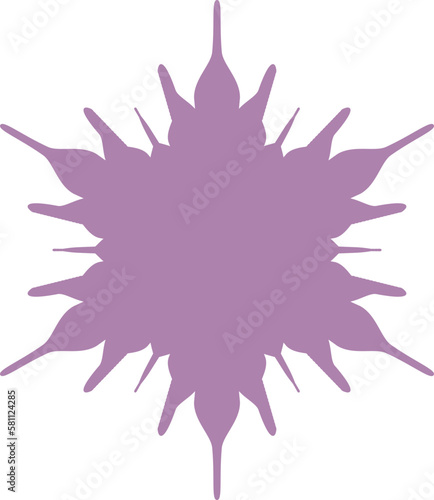 Abstract shape geometric element, vector illustration.