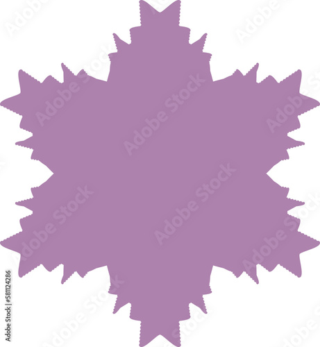 Abstract shape geometric element, vector illustration.