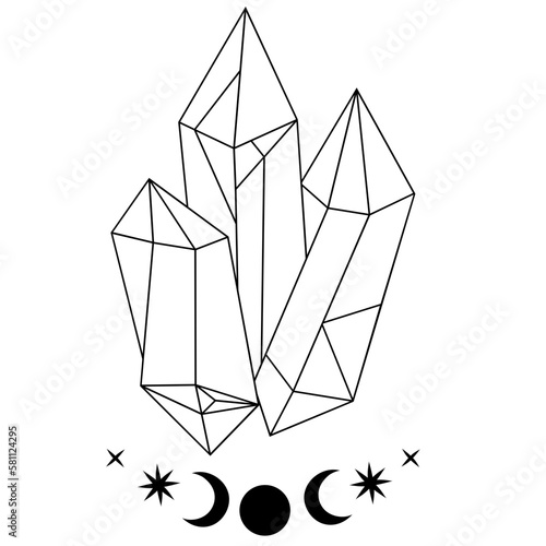 Crystals svg, Celestial gemstone