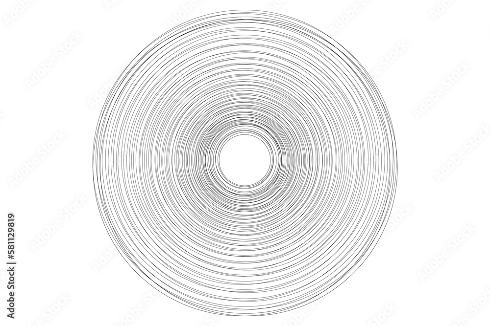 Lines in Circle Form . Spiral Vector Illustration .Technology round. Wave Logo . Design element . Abstract Geometric shape . Lines in Circle Form . Spiral Vector Illustration .Technology round. Wave Logo . Design element . Abstract Geometric shape .